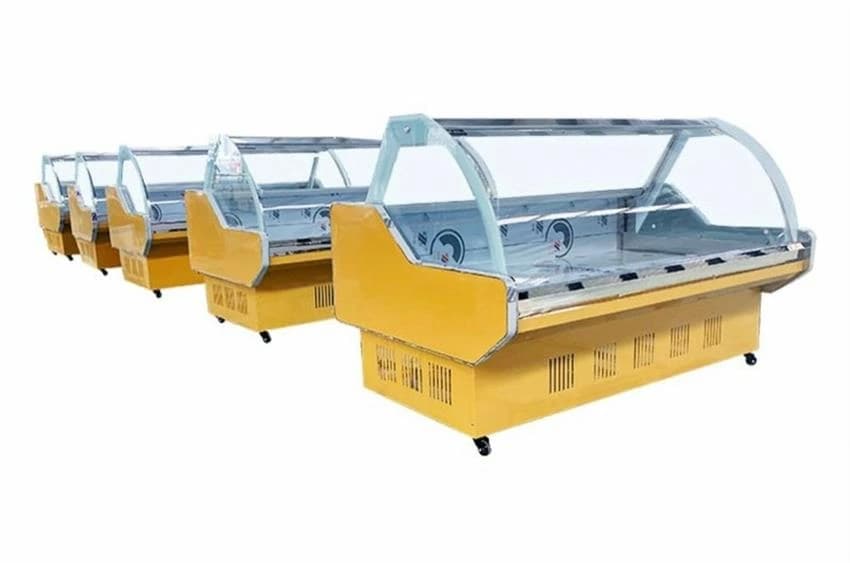 Metal Fish Or Meat Display Counter, For Supermarkets