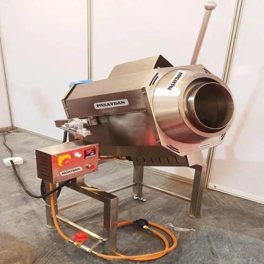 200Kg/Hr Semi Automatic LPG Drum Roaster Machine