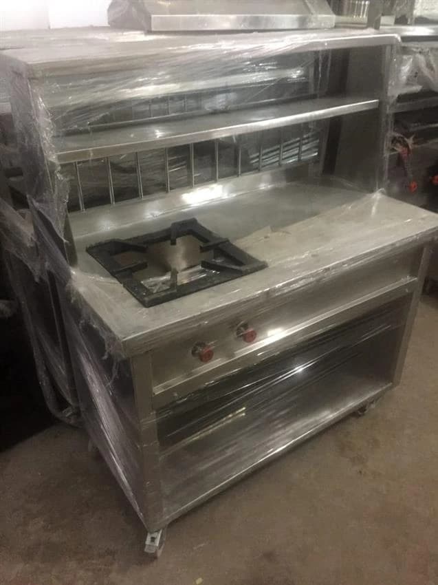 Stainless Steel Pav Bhaji Counter, For Street Food Stall