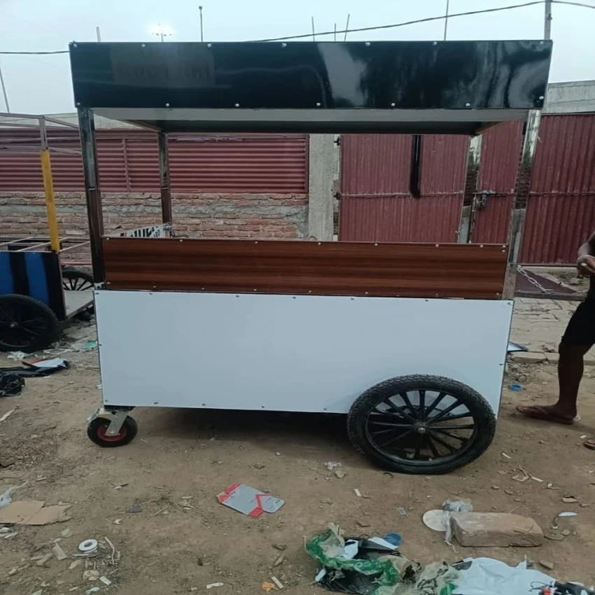Stainless Steel Momo Cart