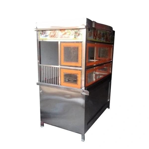 Stainless Steel Chat Display Service Counter