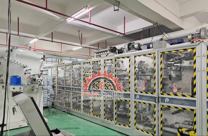 Automatic Baby Diaper Manufacturing Machine, Capacity: 400 Piece Per Minute