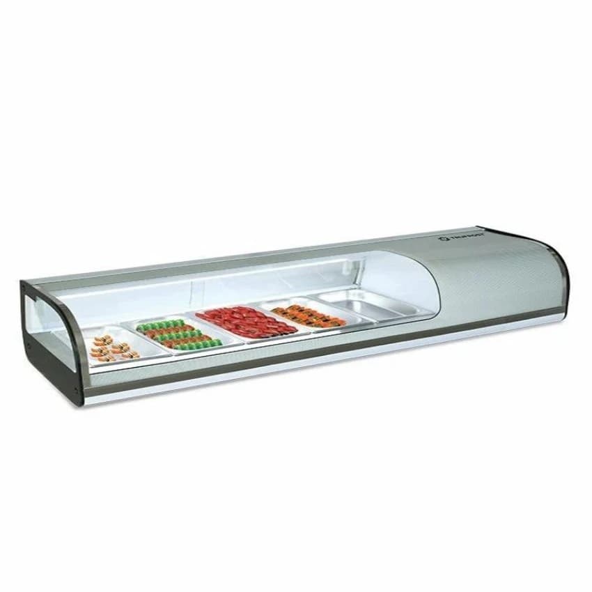 Countertop Sushi Showcase with 5 GN pans