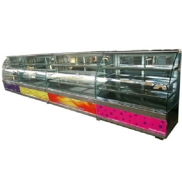 Bend Glass Display Counter