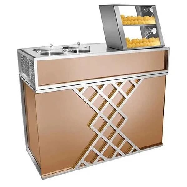 Glass Golgappa Counter