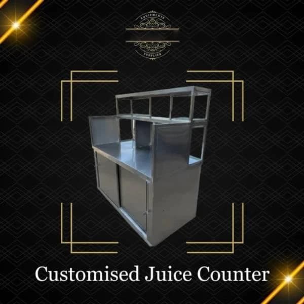 Stainless Steel Juice Counter