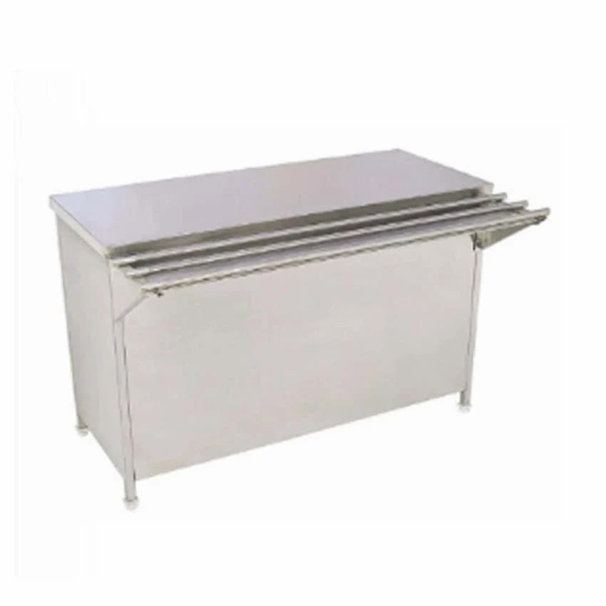 Plate Pickup Counter With Tray Slide