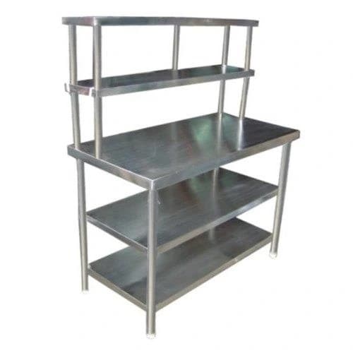 Stainless Steel Pick Up Counter Table, For Restaurant