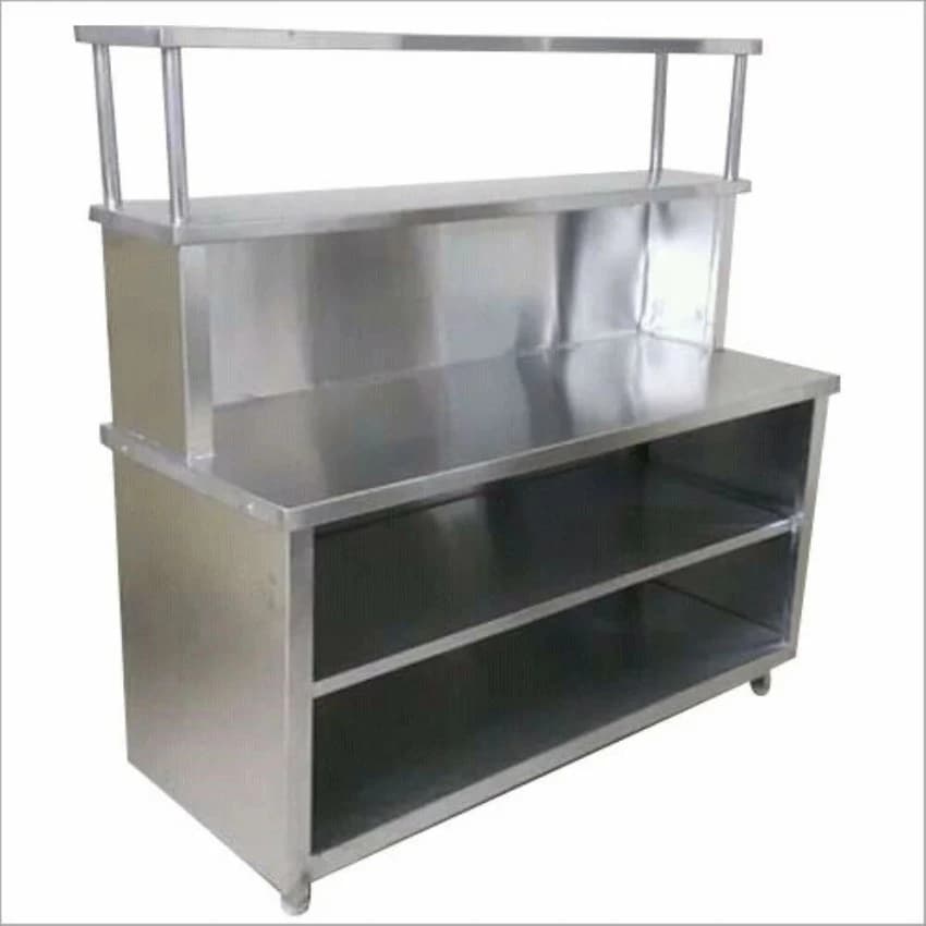 Stainless Steel Pick Up Counter, For Restaurant
