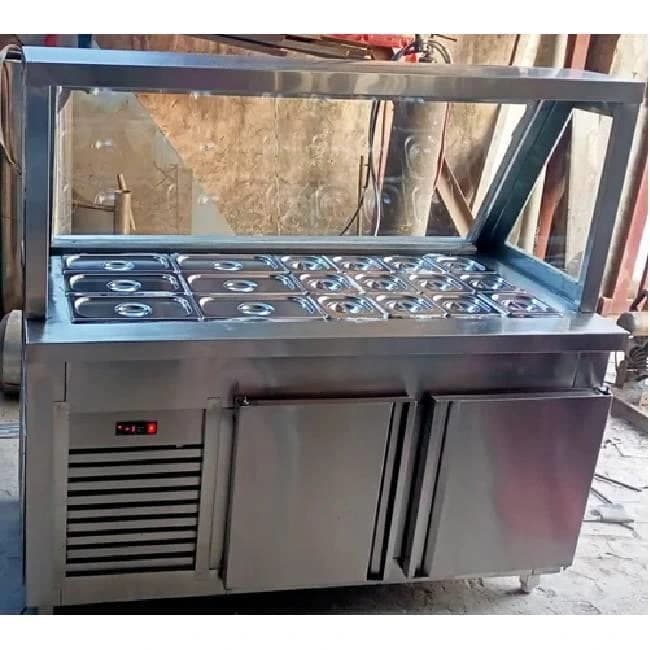 Stainless Steel Cold Salad Counter