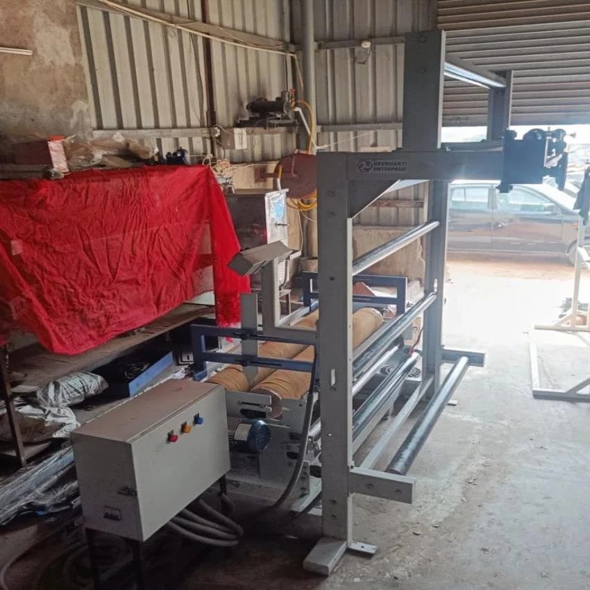 Automatic Fabric Winding Machine