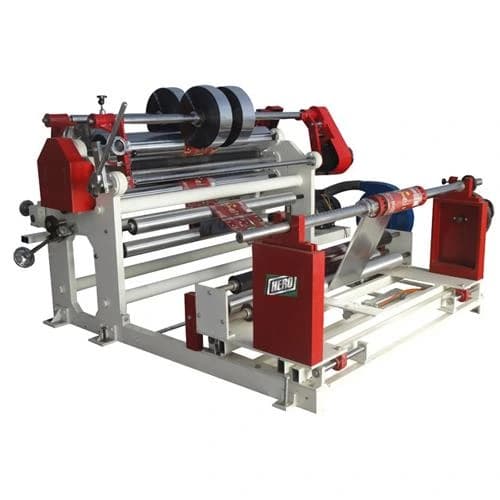 HERO Mild Steel Surface Slitter Rewinder Duplex Machine, Production Capacity: 200 m/min