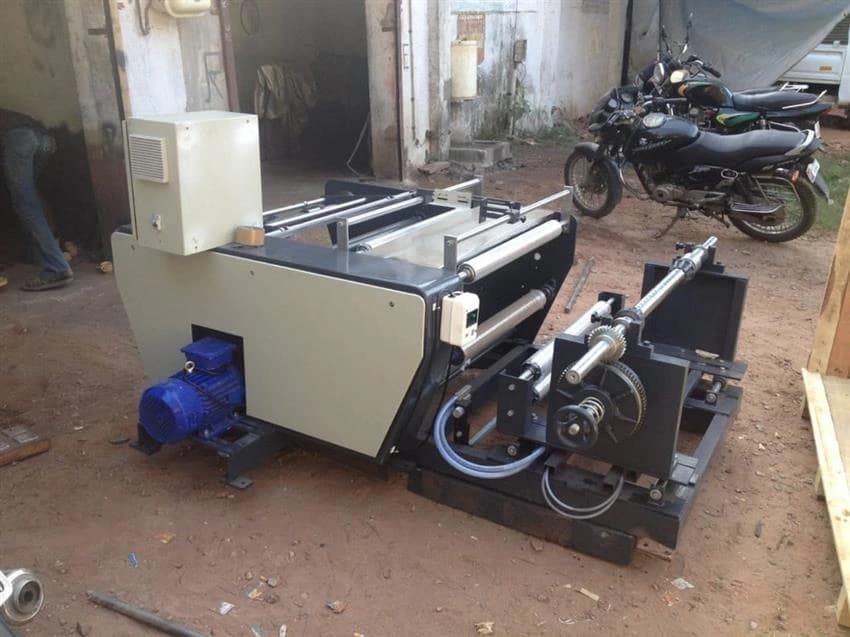 Ei machinery 2-3 kw Doctoring Rewinding Machine
