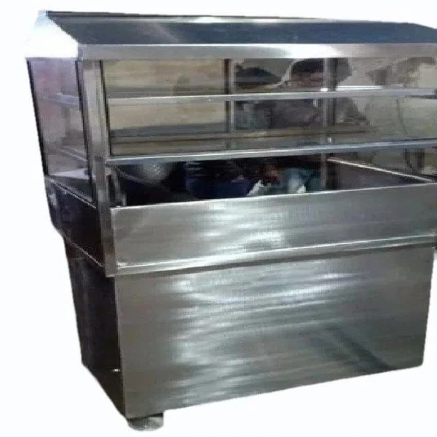 Stainless Steel Ss Tea Counter, For Street Food Stall, Without Burner