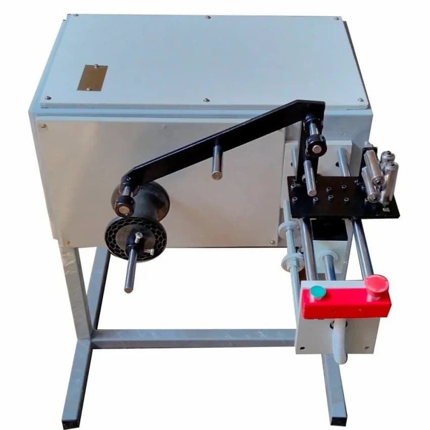 Semi Automatic Wire Spooling Coiling Machine, Capacity: 180 Coils Per Day