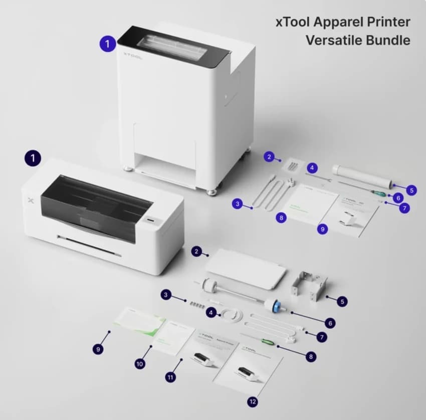 XTool Apparel Dtf Printer 24x7 A New Era of Apparel Printing - Versatile Bundle