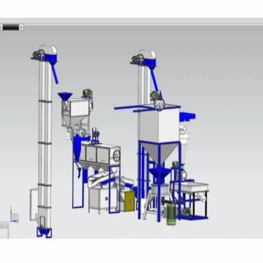 Automatic Dal Mill Plant, Three Phase