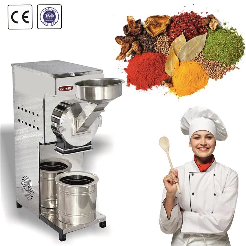 stainless steel pulverizer masala grinding machine 3 hp
