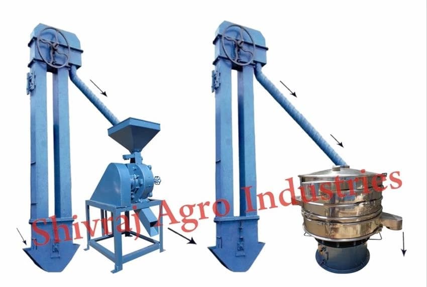 Automatic Painted Dalia and Idli Rava Plant, Three Phase, Capacity: 150 -200 kg/hr