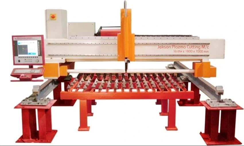 Jekshine Mild Steel Cnc Plasma Cutting Machine, Automation Grade: Semi-automatic