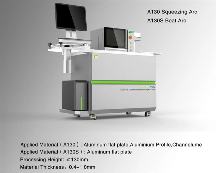 Hunkjet Mild Steel H Servo Channel Letter Bending Machine, Automation Grade: Fully-automatic