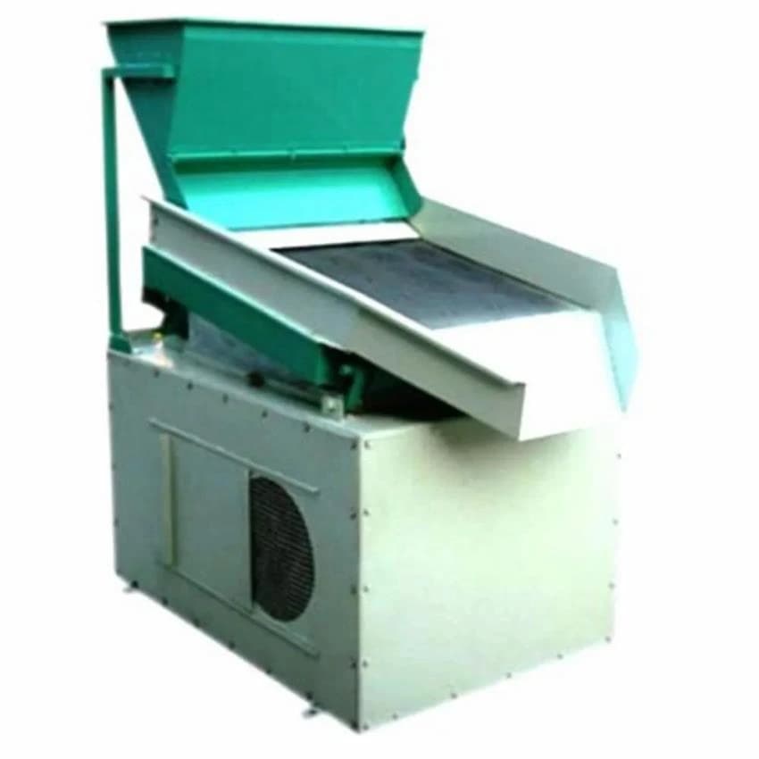 MS Painted Automatic Rice Magnetic Destoner, Three Phase, Capacity: 2000 Kg/Hour
