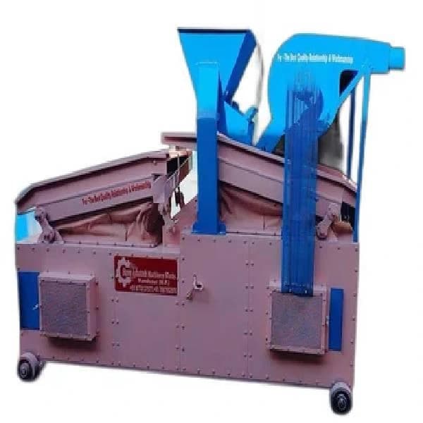 Automatic MS Destoner with blower, Three Phase, Capacity: 800