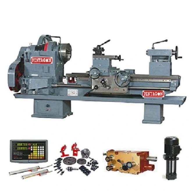 Belt Type Cone Pulley Heavy Duty Lathe Machine