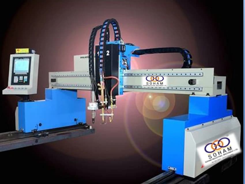 Mild Steel CNC Flame Plasma Cutting Machine, Automation Grade: Fully-automatic