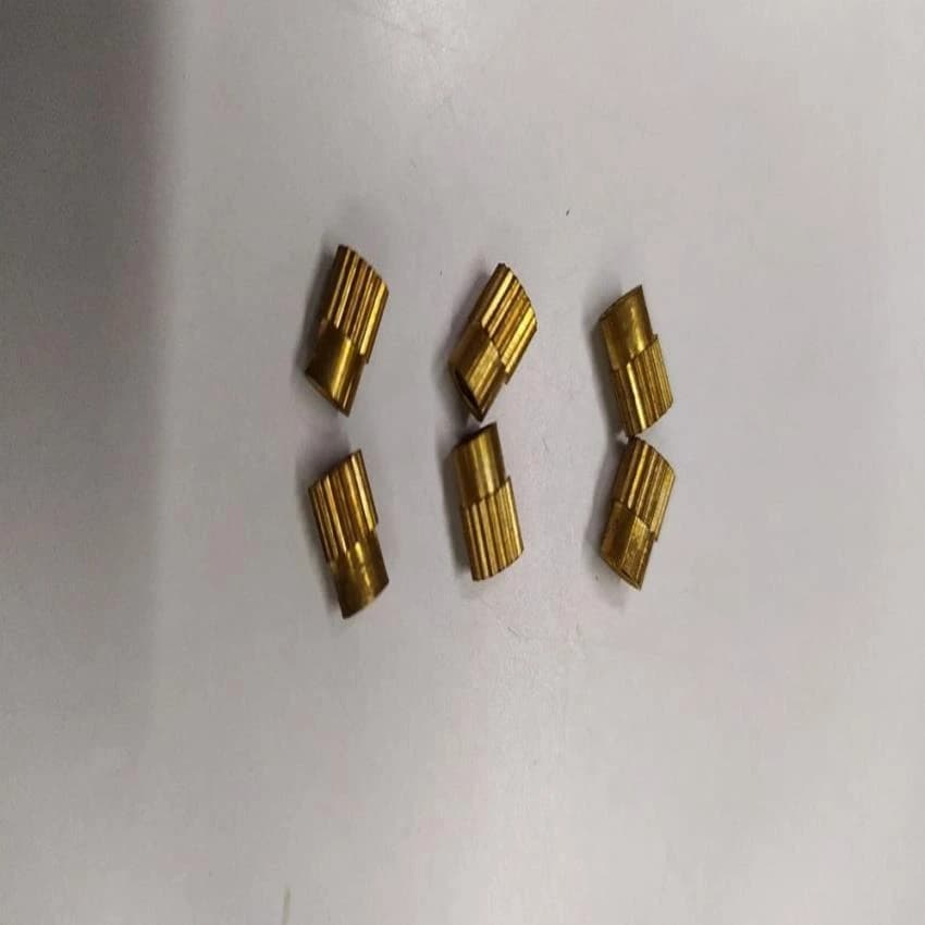 Round BRASS INSERT, For Hardware Fitting, Size: 3.5MM