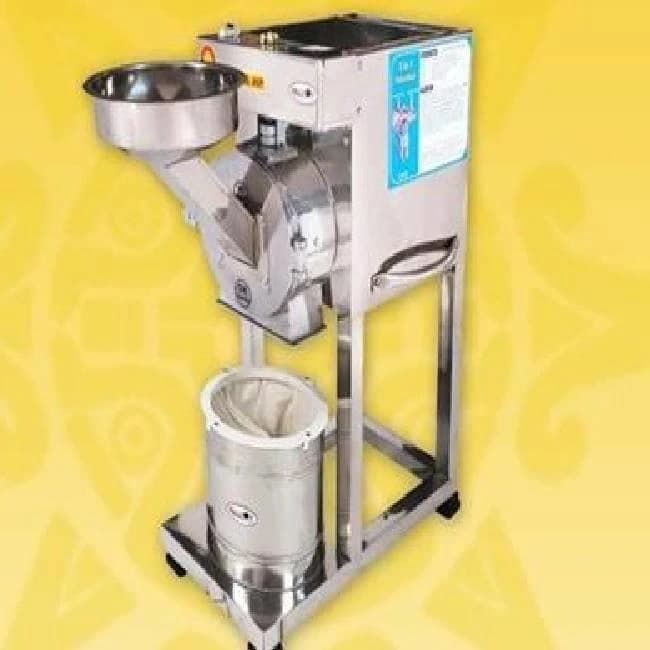 Sun Agro Semi-Automatic Commercial Stainless Steel Flour Mill, 3-5 HP, 35 Kg Per Hour