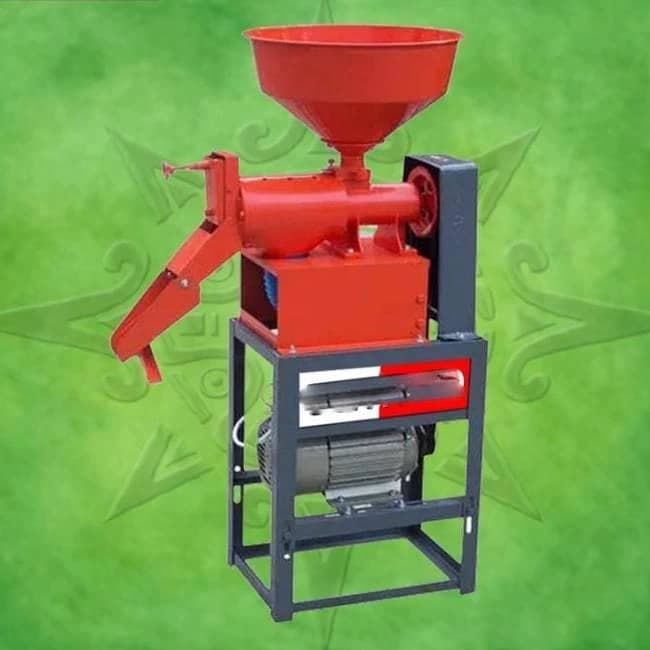 Semi-Automatic Paddy Skin Removing Rice Mill Machine