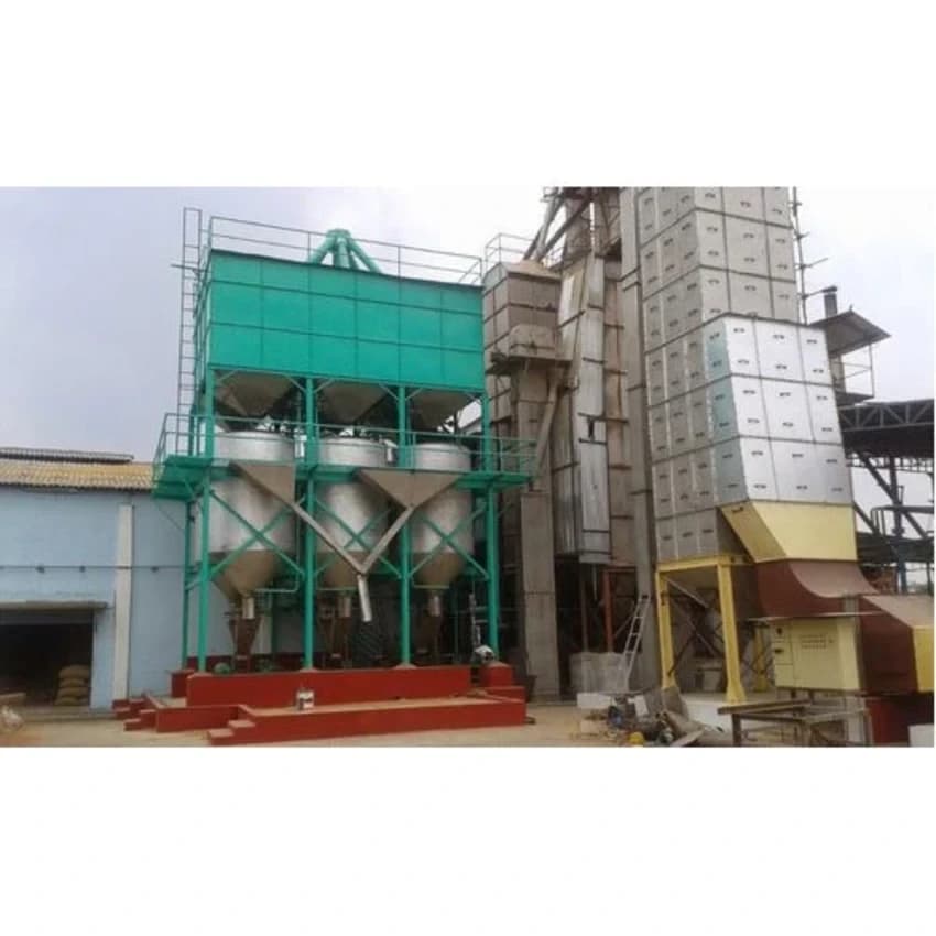 Rice Mill Dryer Plant, Capacity: 16 Ton / Batch