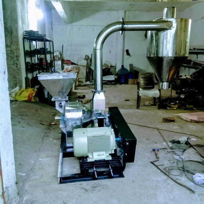 Automatic SS Spice Processing Machine, Blower Pulverizer, 100-150 kg/hr