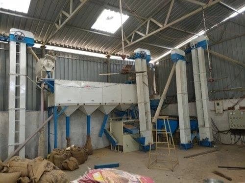 Automatic Wheat Grading Plant, Three Phase, 4000kg/hour