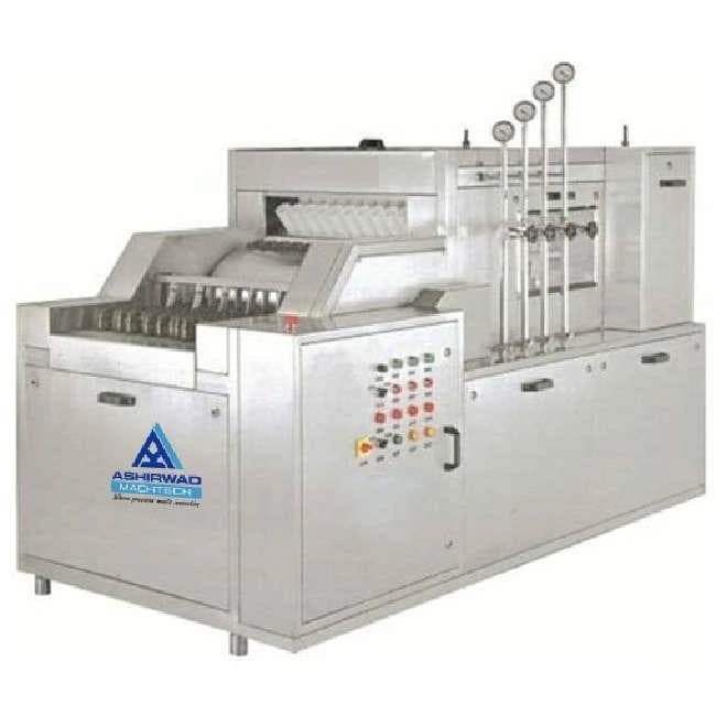 Automatic Linear Tunnel Type Bottle/ Vial Washing Machine