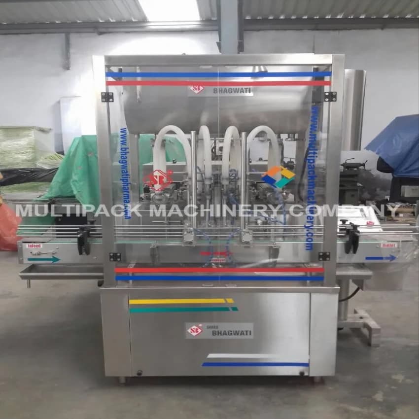 Viscous Liquid Filling Machine For Peanut Butter, Jam Jar Filling Machine