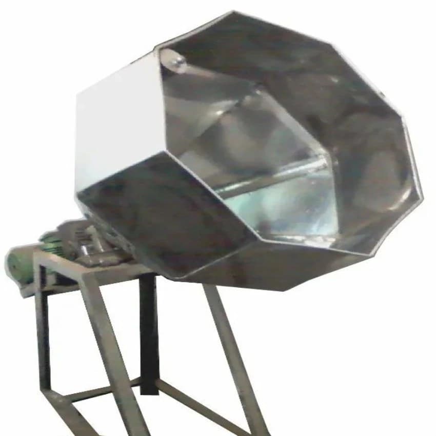 Stainless Steel Flavoring & Coating Machine, Hexacone, Capacity: 200KG