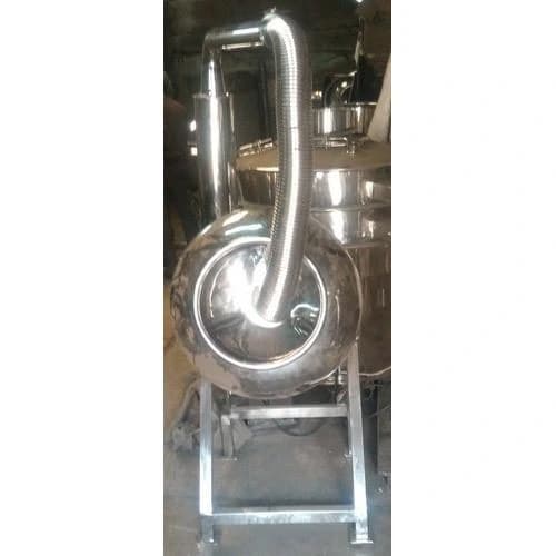Stainless Steel SS Coating Pan, For Industrial, Capacity: 25 kg/Batch