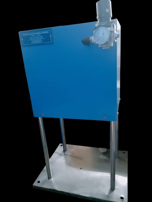 Pneumatic Sample cutting Press, Automation Grade: Semi-Automatic, Capacity(T): 2 Ton