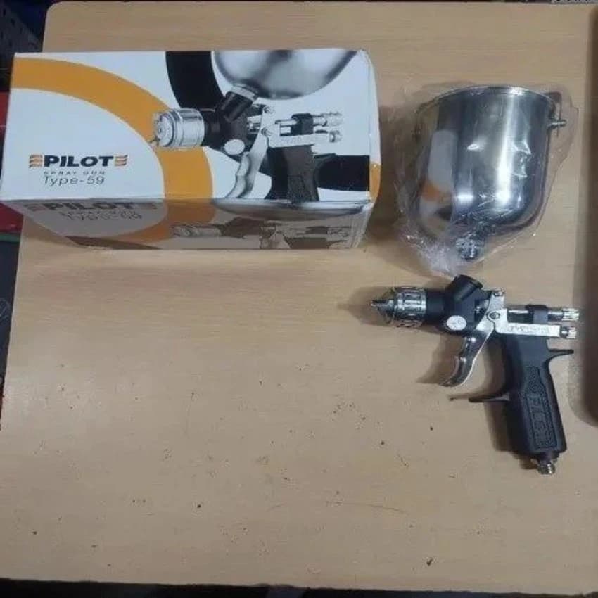 Paint Gun with air Compressor, 100 ml, 2 mm