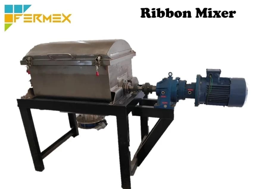 SS 316 & 304 Ribbon Mixer Germany- 20Kg to 1000Kg, Model Name/Number: Fermex Biobrb