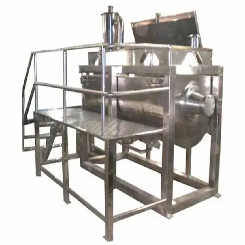 SS 304 & SS316 U Shape Ribbon Blender Mixer Machine, For Pharma, Capacity: 50kg To 1000kg