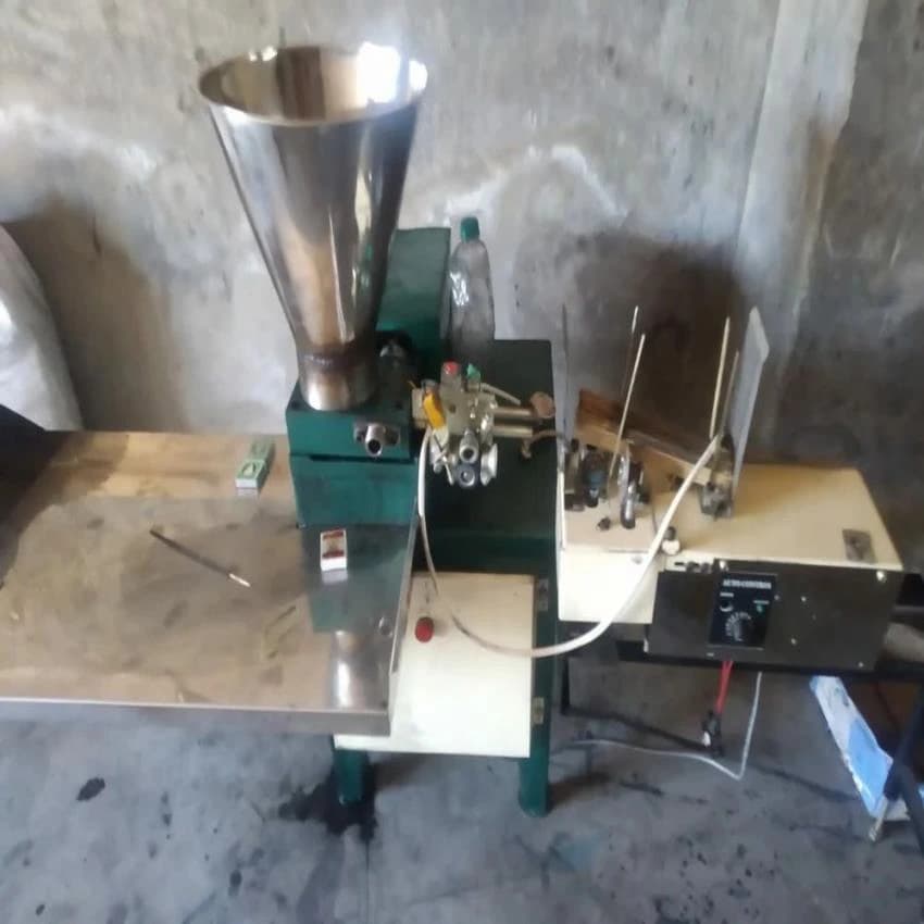 Mild Steel Agarbatti Making Machine, Production Capacity: 5-10 kg/hr, 100-150 strokes/min