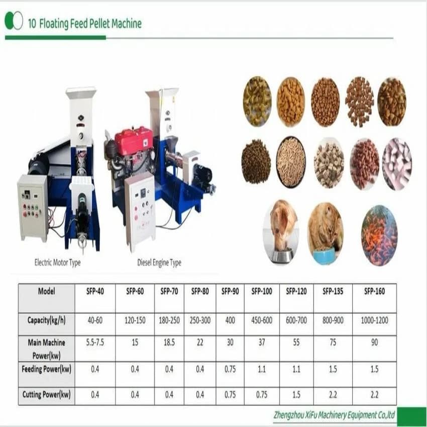 Fish Feed Plant, 100 kg/hr