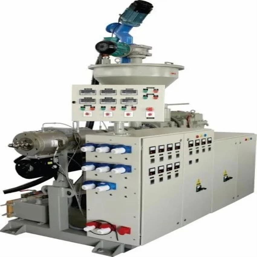 Automatic Twin Screw Extrusion Profile Plant, Model: 52/18