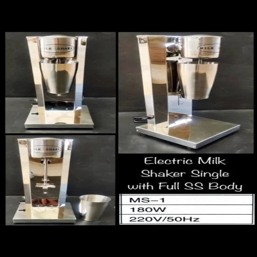 Electric milk shaker single with full stainless steel body, Capacity: 2L