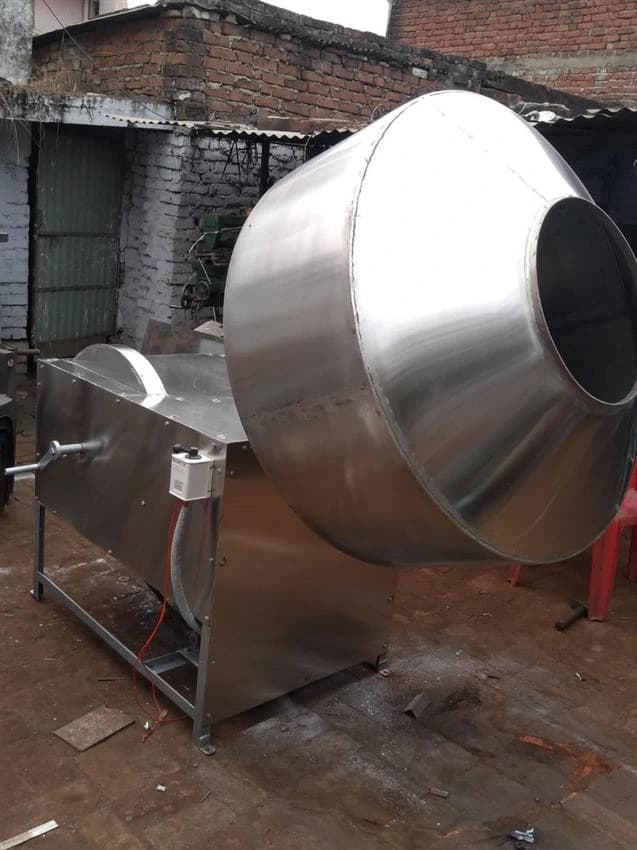 Stainless Steel Drum Mixing Machine, Capacity: 50kg