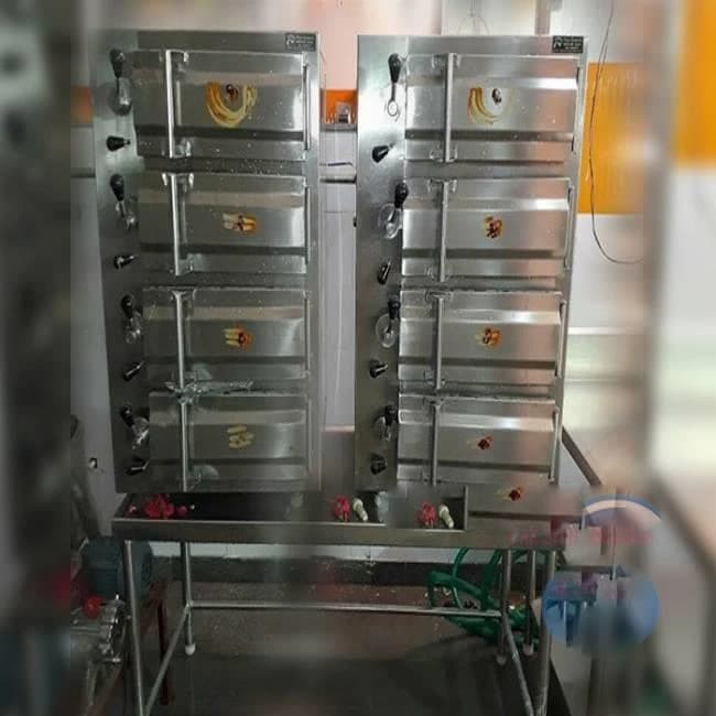 SS Rectangle RV Idly Steamer, For Restaurants, Capacity: 600 Idly/Shift