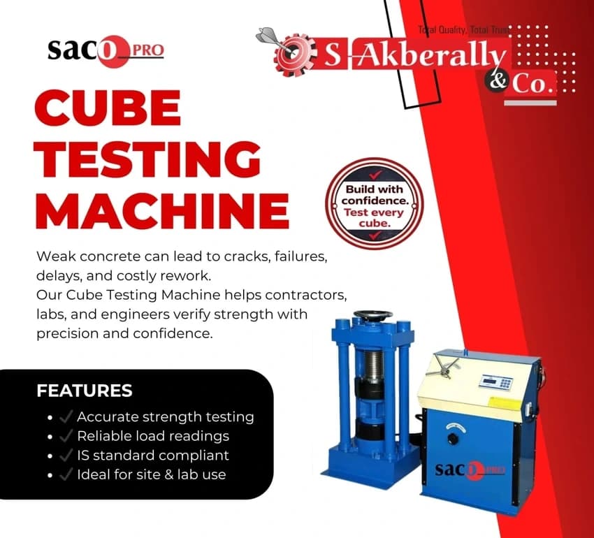 SACOPRO CUBE TESTING MACHINE